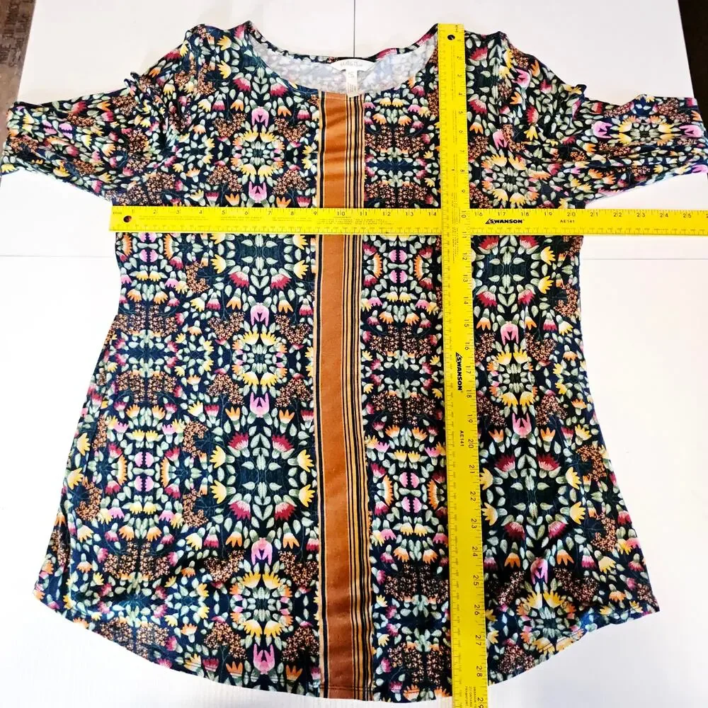 Matilda Jane Moments With You At The Pumpkin Patch Top Blouse Women's M 3648